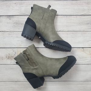 New! Dr Scholl's NIB Level Best boot, 8.5, olive